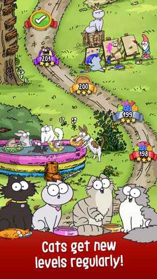 西蒙的猫:消除 无限星星