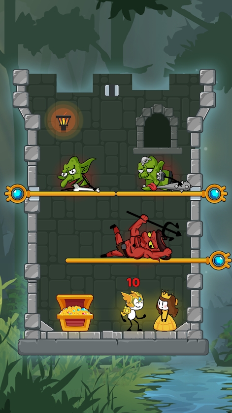 火柴人传奇骑士拉别针