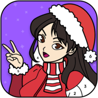 Cartoon Coloring : Fill Color By Number