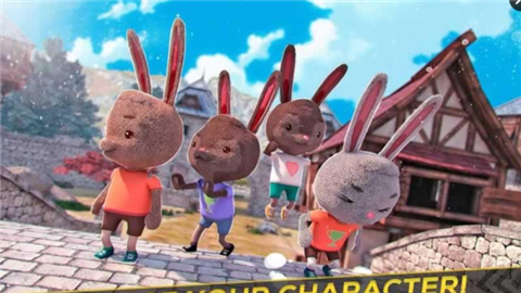 Cartoon Rabbit Fantasy Tale