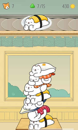 猫咪叠寿司