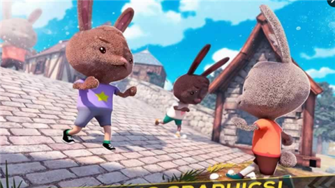 Cartoon Rabbit Fantasy Tale