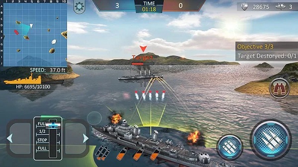Warship Attack