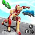 Iron Superhero War: Iron Robot Rescue Mission 2020