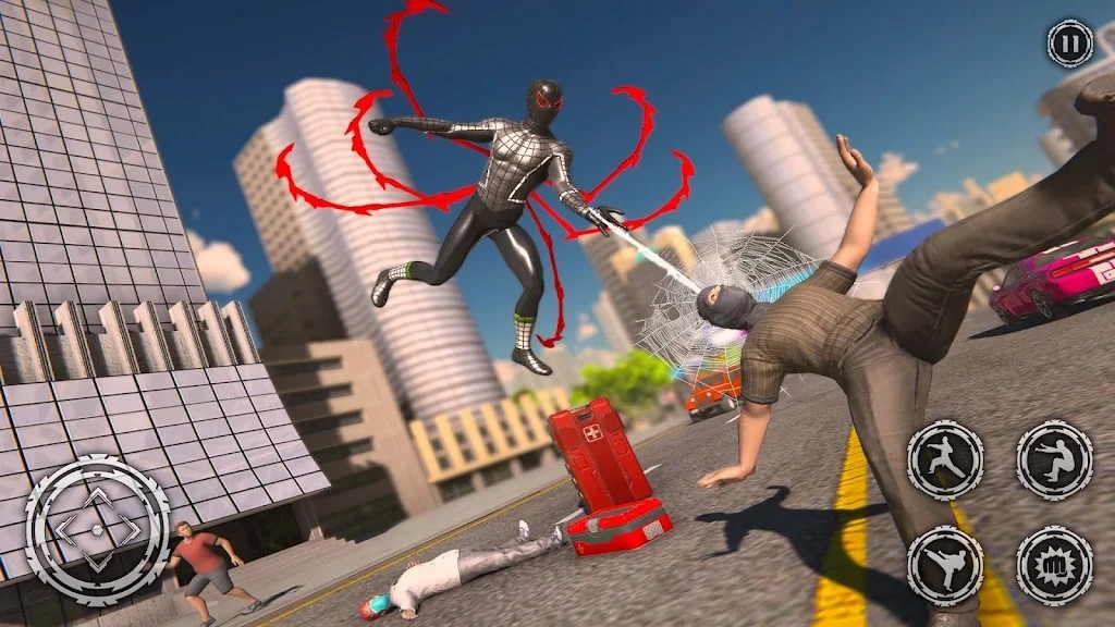 Spider Robot Rope Hero Rescue