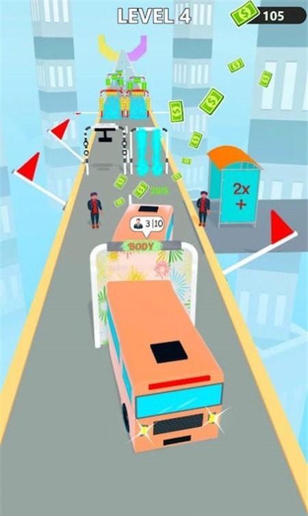 Bus Stack: Running game 3D