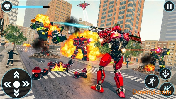 Raptor Drone Transformation Robot