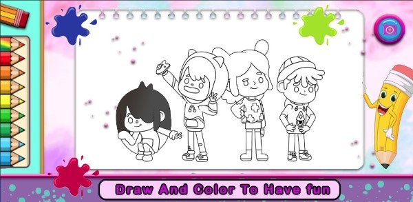 着色托卡生活世界游戏