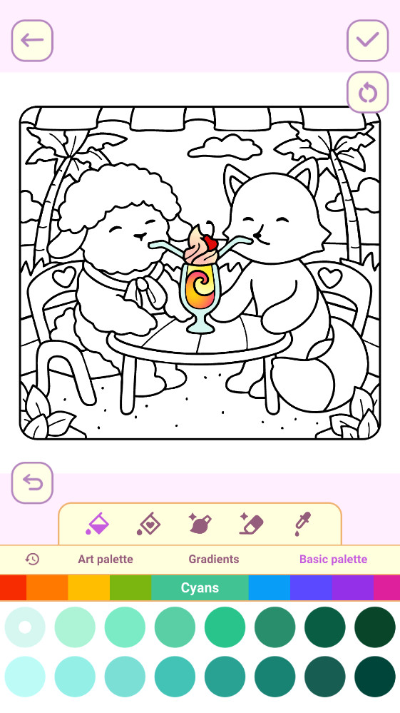 My Cute Friends: Coloring Book