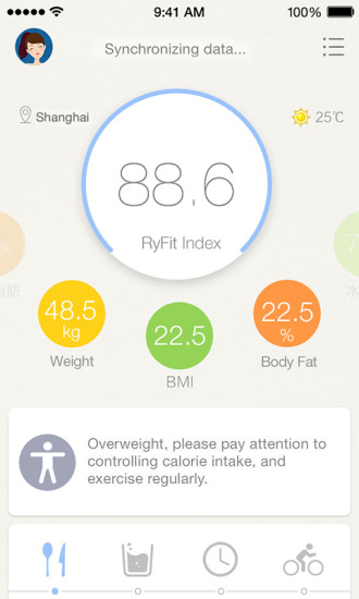 ryfit智能体重秤app