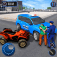 US Police Hummer Car Quad Bike Police Chase Games