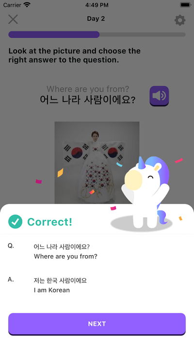 lingory韩语学习app