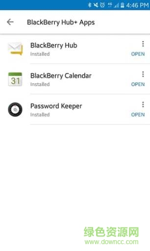 BlackBerry Hub+ Services