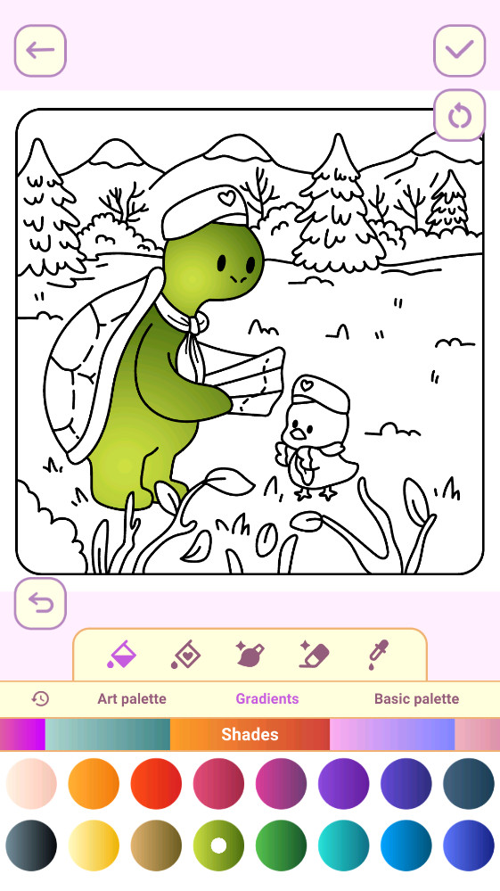 My Cute Friends: Coloring Book