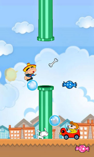 蜡笔小新屁的飞行考验