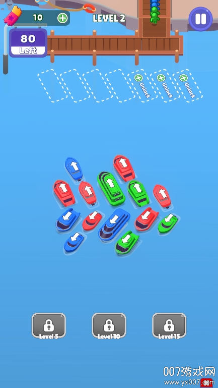 疯狂船只游戏免广告版下载(Boat Craze)