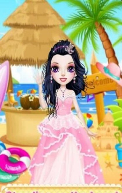 芭比娃娃打扮游戏(Princess Fashion Salon)