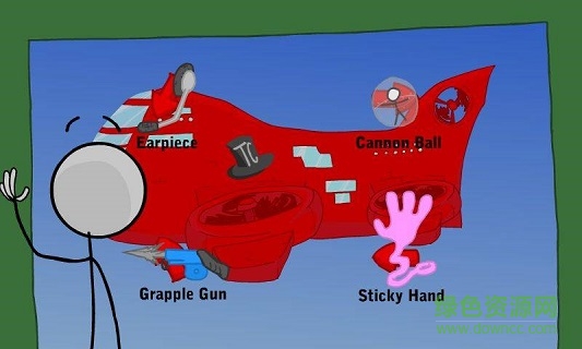 火柴人潜入飞艇汉化版 火柴人潜入飞艇汉化版