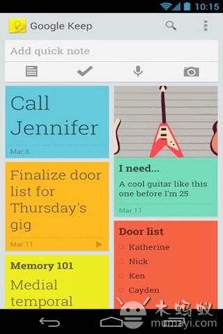 Google Keep(谷歌记事本)