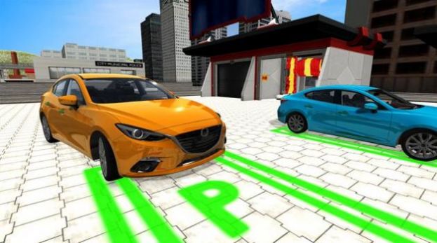 服务站汽车停车(Car Service Station Parking) 服务站汽车停车(Car Service Station Parking)