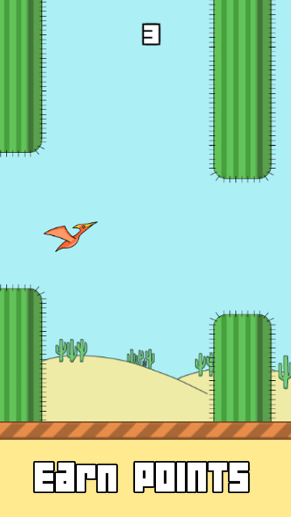 沙漠像素恐龙 沙漠像素恐龙