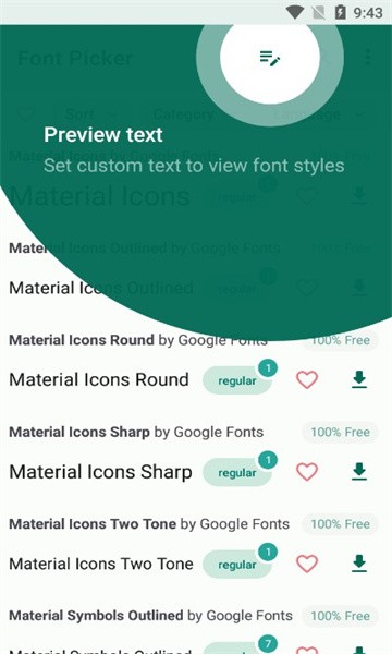 Font Picker软件 Font Picker软件