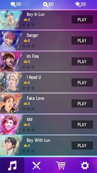 BTS魔法钢琴游戏(BTS Magic Piano) BTS魔法钢琴游戏(BTS Magic Piano)