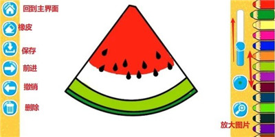 水果涂色书Fruit Coloring Book 水果涂色书Fruit Coloring Book