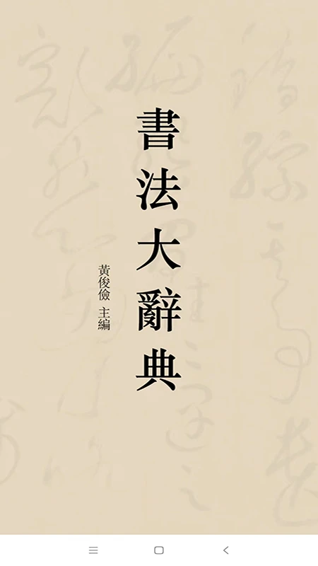 书法大辞典 书法大辞典