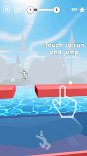 向右跳跃 向右跳跃