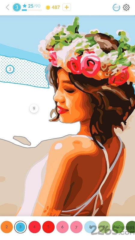 四月染色最新中文手机版(April Coloring)