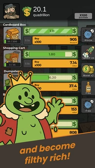 Trash Tycoon: Idle Trampire