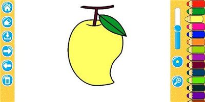水果涂色书Fruit Coloring Book