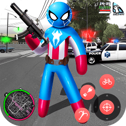 火柴人绳索英雄：美国队长