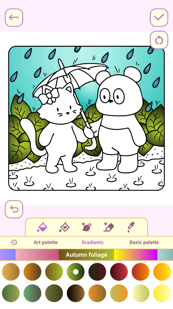 My Cute Friends: Coloring Book