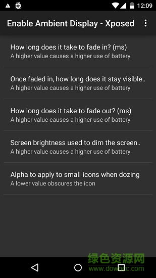 Enable Ambient Display - Xposed