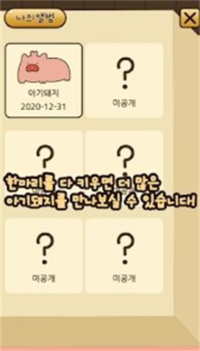 아기돼지키우기