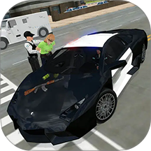 警车高速追铺3D