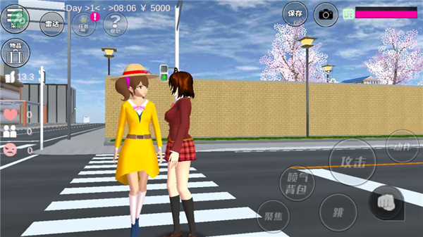 sakura school simulator英文版最新版 安卓版v1.042.03
