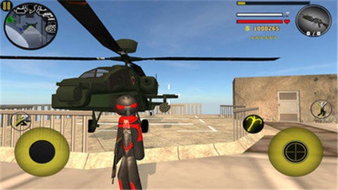 火柴人绳索英雄3：警察射击