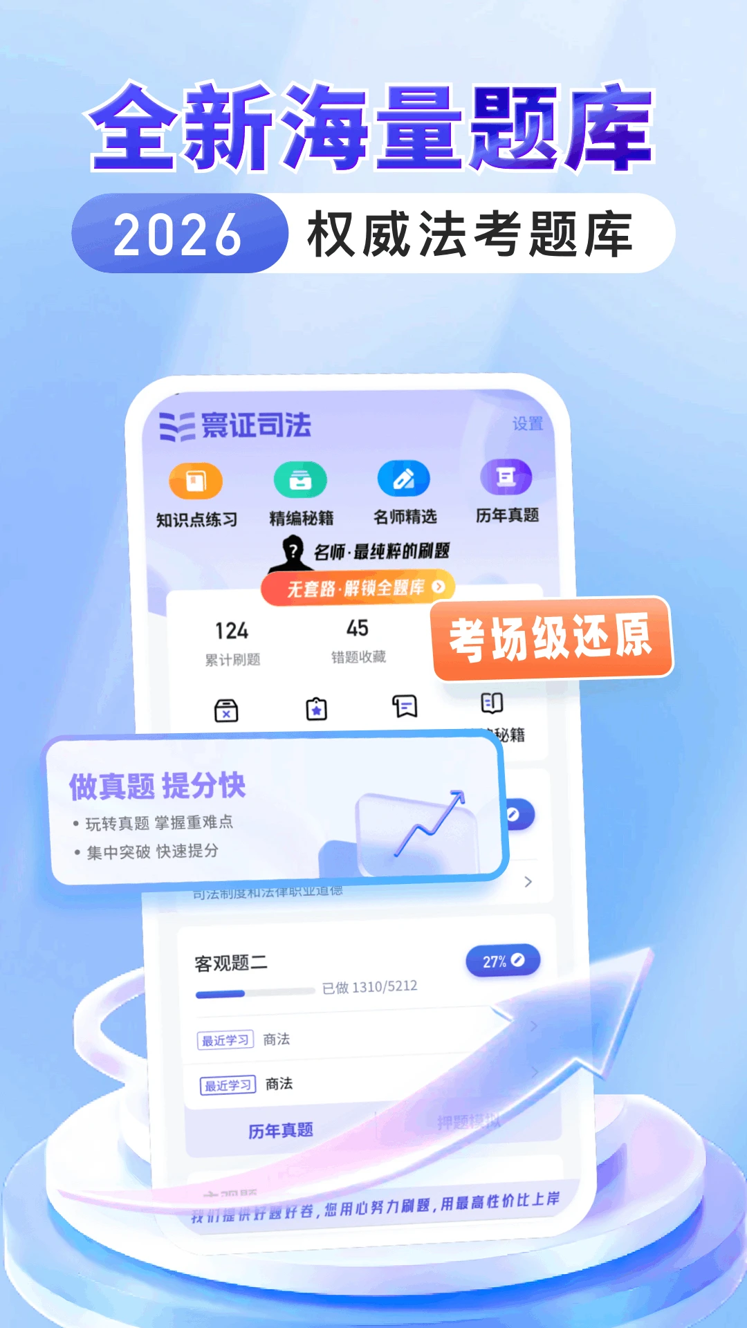 司法考试题库自考王