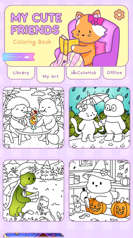 My Cute Friends: Coloring Book My Cute Friends: Coloring Book