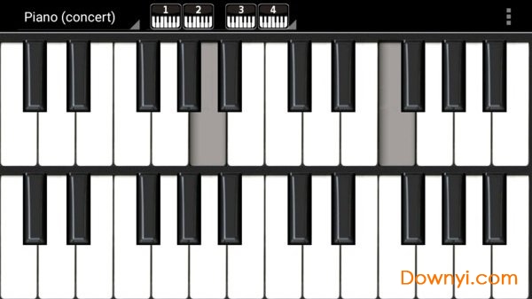 手机钢琴键盘