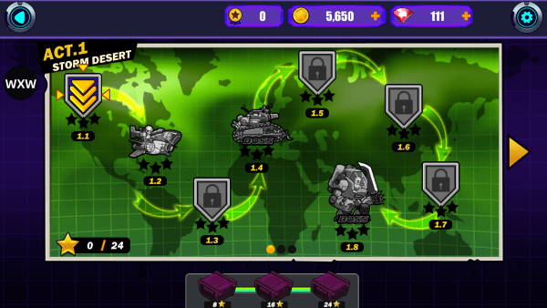 赛博朋克快速火力冒险游戏